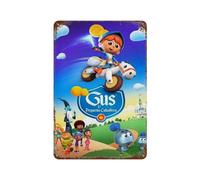 ETRVBDUB Gus The Itsy Bitsy Knight TV Show PosterWall Decor Art Metal Tin Poster Modern Bar Decorations30x20cm