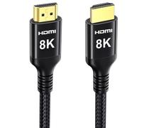 Etseinri 8K HDMI Cable 20M, 8K 4K 30Hz High Speed HDMI Cable eARC HDR10 HDCP 2.2 D-olby Atmos Vision Braided Long HDMI to HDMI Lead with Ethernet for Gaming Consoles TV Soundbar Monitors X-box