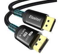 Etseinri Certified DisplayPort Cable 4.5M, Display Port 1.4, DP Support 8K@60Hz, 4K@144Hz, 2K@240Hz, HBR3 32.4Gbps, HDR, DSC 1.2, G-Sync & FreeSync 2.0 Display Lead for Gaming Monitor PC HDTV