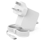 Etssembo 27W USB-C PD Power Supply for Raspberry Pi 5, 5.1V 5A UK Plug Adapter Compatible with Raspberry Pi 5 4GB/8GB/16GB (White)