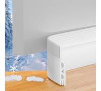 ETSSXYSO Under Door Draft Stopper, Door Sweep, White, 78inches