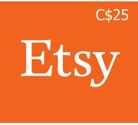 ETSY CAD 25 Gift Card CA