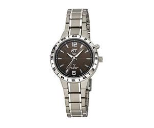 ETT Eco Tech Time Funk Solar ELT-11446-21M Women's Analogue Watch with Titanium Strap