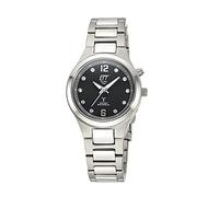 ETT Eco Tech Time Funk Solar ELT-11466-24M Women's Analogue Watch with Titanium Strap, Bracelet