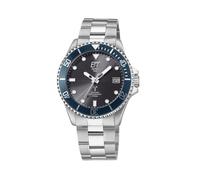 ETT Eco Tech Time Radio Solar EGS-11605-35M Men's Analogue Watch with Solid Stainless Steel Strap
