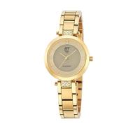 ETT Eco Tech Time Solar ELS-12141-62M Women's Analogue Watch with Stainless Steel Strap, gold, Modern