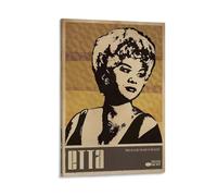 Etta James Jazz Poster Prints - Vintage Canvas Wall Art for Wall Decor 08x12inch(20x30cm)