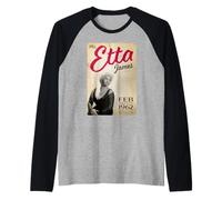 Etta James Royal Theatre Baltimore 1962 Raglan Baseball Tee