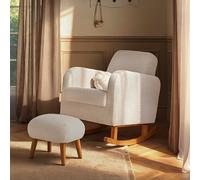 Etta Nursing Chair & Foot stool - Boucle Mushroom