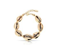 Ettika Bracelets for Women. Seven Seas 18k Gold Plated Shell Bracelet. Fashion Jewelry and Accessory. Great Gift