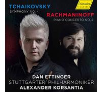 Ettinger/Stuttgarter Phil - Tchaikovsky: Symphony No.4 and Rachmaninov: Piano Concerto No.2