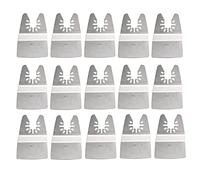 Ettonsun 15 Pieces Oscillating Tool Scraper Blades, 2 Inch Rigid Scraper Floor Scraper Blades Grout Scraper Tool Paint Removal Blade