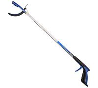 Ettore Barracuda Single Jaw Grabber Reach Tool, 34-Inch, Gray and Blue, L