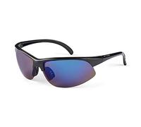 Ettore Cycling Sunglasses Sports Glasses Polarized UV 400 Protection - CE Marked - Black Frame, Blue Lens - Alya