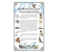 Ettrick Valley How Scotland was Created Tea towelHow Scotland was Created Tea towel