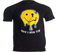ETTUWSDFV Cool Ann Arbors T-Shirt Have A Nice Trip Funny Psychedelic Drugs Magic Mushroom LSD MDMA(Large)