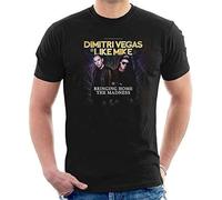 ETTUWSDFV Dimitri Vegas & Like Mike T-Shirt Bringing Home The Madness Electro House A82(3X-Large)