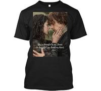 ETTUWSDFV Outlander Jamie Fraser Quote from Diana Gabaldon 4 TeeT-Shirt(Small)
