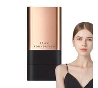 ETUCYNG 2 In 1 Luxury Anti-Wrinkle Foundation Stick, Cream Foundation With Built-In Foundation Brush, Stick Foundation, 2 Packs Contour Stick Foundation Face Stick, Full Coverage, Dewy Skin Look