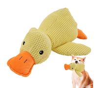 ETUCYNG 2 Pack Mellow Dog Calming Duck Calming Duck Toy For Dogs With Quaking Sound Soft Stuffed Plush Chew-Resistant Quacking Ducks Toys For Puppies And Senior Keep Busy Teeth Health