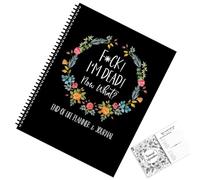 ETUCYNG 21.5x28cm Fu-ck I'm Dead, End Of Life Planner, Dead Planner Notebook, When I'M End Of Life Workbook Organizer, Notebook For Possessions, Will Preparation, Final Wishes, My Final Wishes
