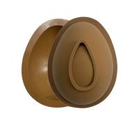 ETUCYNG 3 Pack Easter Egg Moulds Silicone Large Baking 18.2x14.5x5.8cm Silicone Giant Easter Egg Mold 3D Breakable Chocolate Mould for Easters Decorations Candy Cake Muffin Cupcake Dessert Baking