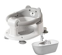 ETUCYNG 41x32x24cm Baby Bath Seat Child Bath Tub Chair Non Slip Child Bath Support Seat PP Toddler Sitting Up Bathtub Seats with 4 Suction Cups Ergonomical for Babies 6 Months Up