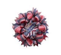 ETUCYNG 4th of July Wreath, Patriotic Wreaths for Front Door | Independence Day Decorations | Veterans Memorial Garland Sign for Porch, Wall, Cemetery, Interior Coat