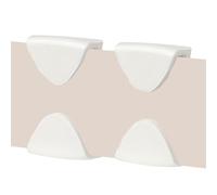 ETUCYNG 6 Pack Ski Helmet Goggle Clip PP 4.8x3x1.2cm Goggle Clip Replacement Adhesive Goggles Clips Retention System For Winter Sports Ski Snowboard Helmets To Fix Goggles In Place