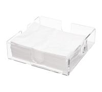 ETUCYNG Acrylic Cocktail Napkin Holder, Transparent Square Paper Towel Holder, Napkin Holder, Bathroom Napkin Tray and Tissue Dispenser for Dining Table, Kitchen, Hotel
