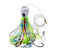 ETUCYNG Bait trolling saltwater - squid bait fishing bait swimming bait accessories for anglers night catch perch perch catfish kayak fishing Father's Day gift