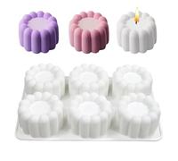ETUCYNG Baking Moulds for Cakes, 6-Way Non-Stick Baking Mould with Easy Release - Cute Shaped Raspberry Mousse Mould, for Pudding, Chocolate, Candles, Party, Holiday, Beginners, Adults and Children