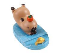 ETUCYNG Capybara Mobile Phone Stand, Cartoon Animal Phone Holder, Capybara Action Figure Tablet Stand, Multiple Hand Desk Ornament Decoration