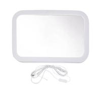 ETUCYNG Car Seat Mirror for Rear-Facing Baby Safety, LED Safety Rear View Mirror with Observation Glass, Dimmable USB Inner Rear View Mirror for Baby in the Back Seat When Travelling, Everyday Drives