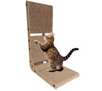 ETUCYNG Cat Scratching Board, Indoor Cat Scratching Board, Cat Scratching Board L Shape | Vertical Cat Scratching Board, Indoor Cat Supplies,