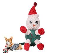 ETUCYNG Christmas Dog Chew Toys, Slow Feed Dog Toy | Dog Food Dispenser Toy - Squeaky Dog Toy, Bite Resistant Plush Dog Toy