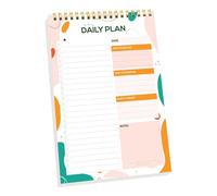 ETUCYNG Daily Planner, Daily Planner, Tear-Off Daily Planner Notepad, Aesthetic To-Do List Notepad in Format 5.6 x 8.3 Inches for Easy Organisation of Your Work Tasks and Appointments