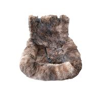 ETUCYNG Dog Car Seat 60x60cm Plush Travel-Safe Bed For Cars Pet Travel Cushion Washable Pet Booster For Vehicle Truck Camping Adventures Vet Visit Daily Commuting Traveling