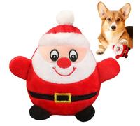 ETUCYNG Dog Stuffed Animals Chew Toy, Chattering Christmas-theme Chew Plush Interactive Dog Toys, Chattering Christmas-theme Chew Toy, Comfort Toy For Behavioral Training For Small, Medium, Large Dogs