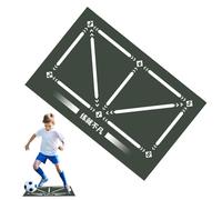 ETUCYNG Football Training Mat, Football Training Mat | Practical Training Mat, Non Slip Ball Mastery Coach, 23.62 x 35.43 Silent Training Mat