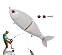 ETUCYNG Freshwater Fishing Bait, Fishing Bait for Freshwater - Blank Swimbait for Trout - Portable Wobbler Top Water Swimbait for Bass Trout - Catfish Fly Fishing Accessories