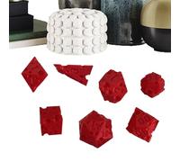 ETUCYNG Game Dice, 7 Pieces Cheese Dice | Interactive 3D Printing Toy for Learning Mathematics Role Playing Decision Making Party Travel Classroom