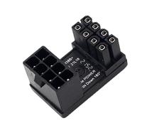 ETUCYNG Graphics Card Connector for Laptop - 6/8 Pin Connector Adapter,Angled Adapter 8 Pin Connector, Steering Connector 180 Degree for Desktop PC Graphics Card
