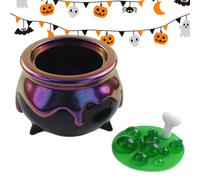 ETUCYNG Halloween Silicone Mold 8.8x6.9cmCrystal Epoxy Halloween Resin Crucible Pumpkin Storage Box Storage Jar Reusable Easy Release Mould Crafting Supplies For Gummy, Candy, Chocolate, Cookie, Jelly