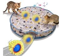 ETUCYNG Interactive Cat Toys, Moving Cat Toy - Portable Interactive Cat Toy,Cat Rolling Ball Toy,Smart Automatic Mobile Ball for Small Animals