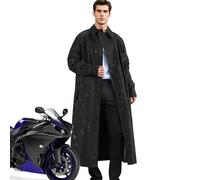 ETUCYNG Long Raincoat - Long Rain Poncho for Men | Breathable Pack Windbreaker Lightweight Trench Coat Outdoor Clothing Unisex Adults