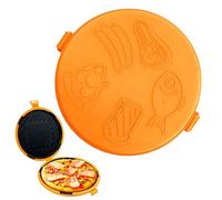 ETUCYNG Microwave Silicone Toastie Maker 23.8cm Microwavable Pizza Tray Microwave Grill Pan Non-Stick Easy Cleanning Grill Plates Super-Fast Healthy Cooking for Pizza Pancake Breakfast