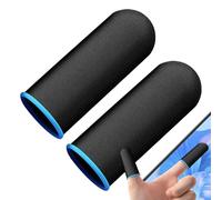 ETUCYNG Mobile Game Finger Cases, Mobile Game Finger Case - Pack of 2 Breathable Carbon Fibre Finger Covers | Comfortable Game Finger Cases to Improve Finger Sensitivity, Portable