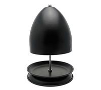 ETUCYNG Multi Function Stove, Tea Light Oven Metal Tea Light Heater, Metal Radiator Candle Heater, Metal Radiator Candle Stove Holder, Metal Black Fireplace With Base