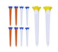 ETUCYNG Path Golf Tees, Golf Ball Tees - Pack of 10 Thicker Long Golf Simulator T-Shirts, Golf Tees to Reduce Friction and Spin, Simulator Training Golf Accessories